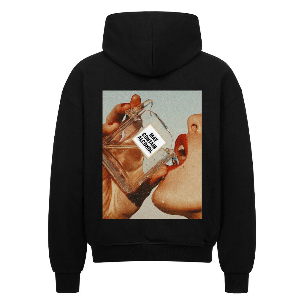 "May Contain " Back Zipper Hoodie