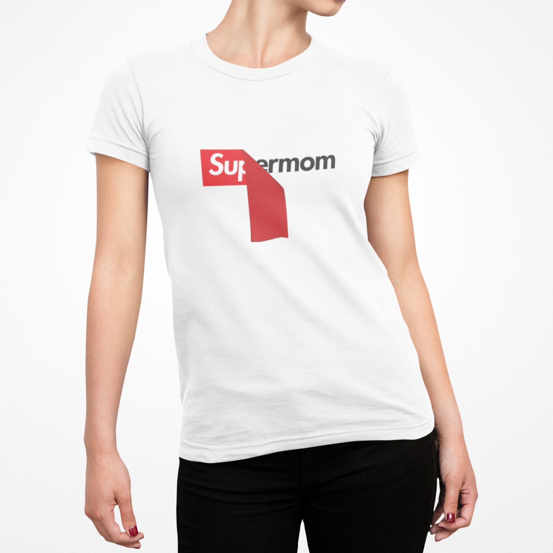 "SUPERMOM"  Shirt Women