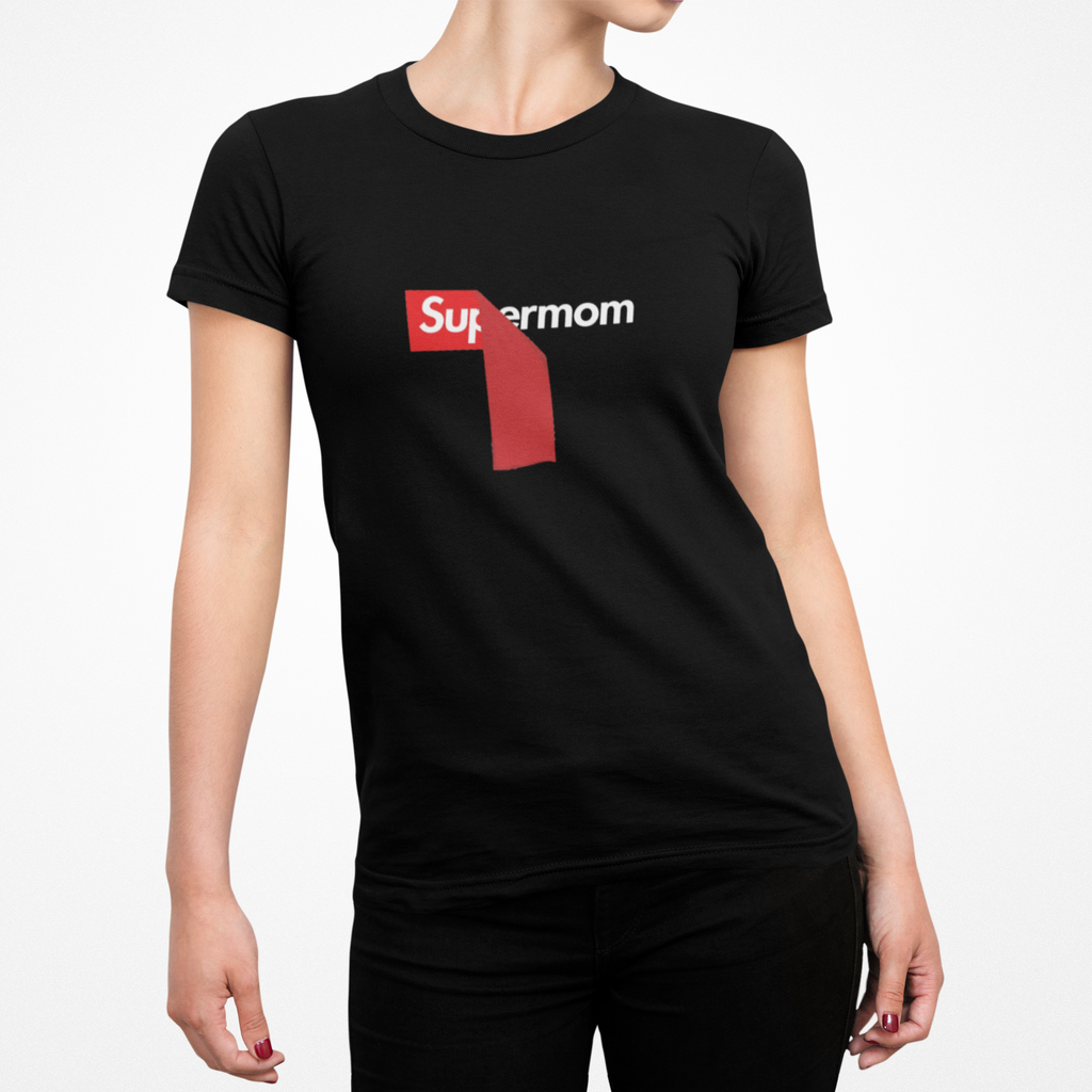"SUPERMOM"  Shirt Women
